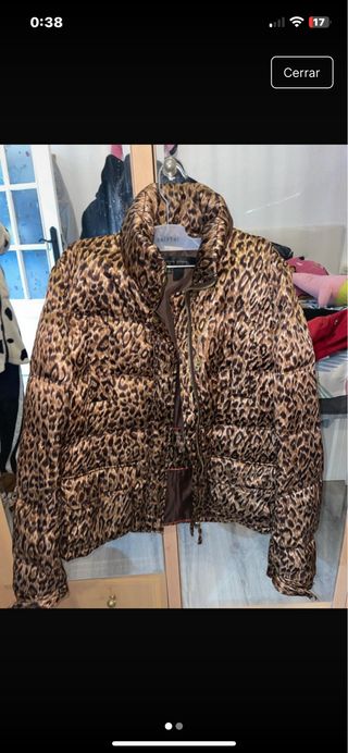 Chaquetón estampado leopardo