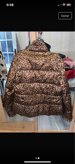 Chaquetón estampado leopardo