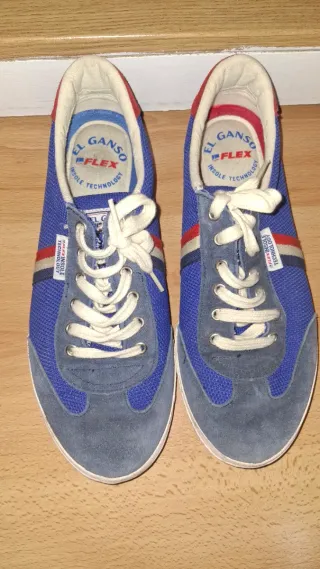 Zapatillas El Ganso Azul y Gris