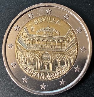 Moneda 2€ Conmemorativa Sevilla 2024