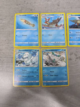 Pack Cartas Pokémon: Arrokuda, Barraskewda, Darman