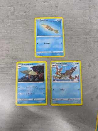 Pack Cartas Pokémon: Arrokuda, Barraskewda, Darman