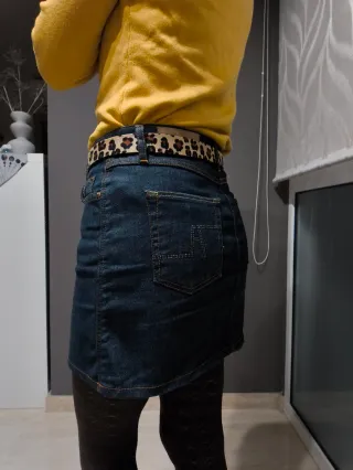 Falda vaquera mini Zara