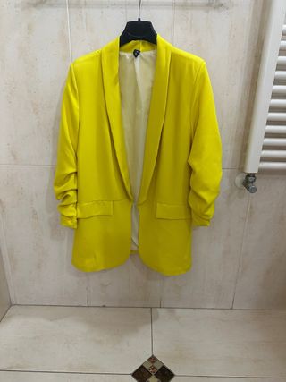 Blazer giallo donna