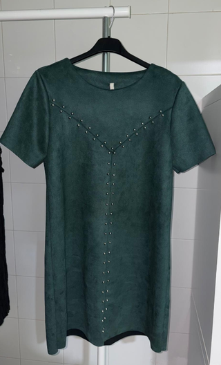Vestido verde mujer talla única.Tienda ropa online