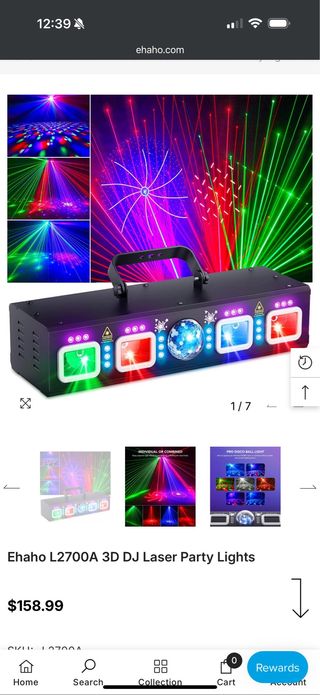 Luces DJ Ehaho L2700A 3D