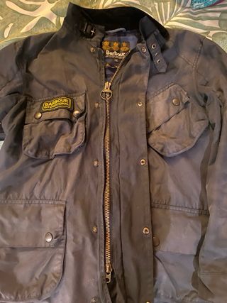 Chaqueta Barbour International A7 Original Negra