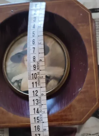 Conjunto 2 cuadros antiguos miniaturas