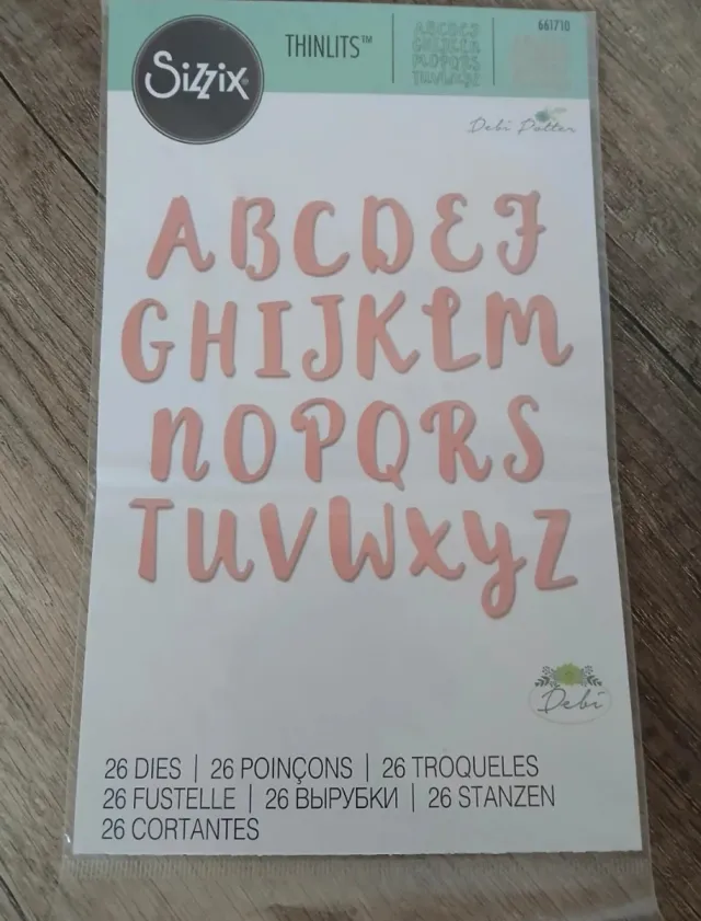 Troquel Sizzix Thinlits Alfabeto