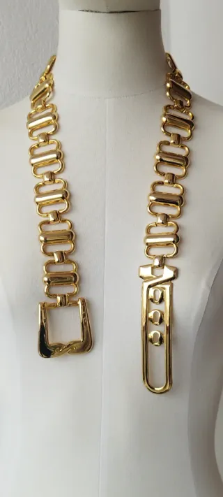 Cintura metallo dorata Max Mara