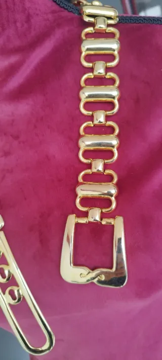 Cintura metallo dorata Max Mara