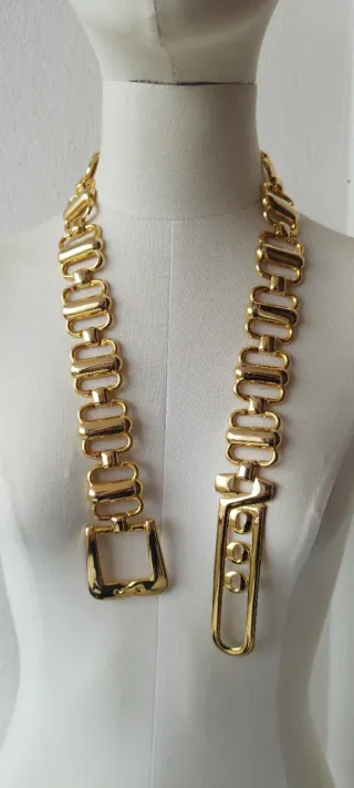 Cintura metallo dorata Max Mara