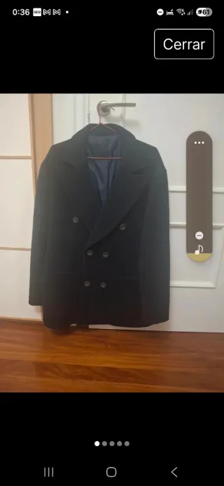 Chaquetón marinero negro