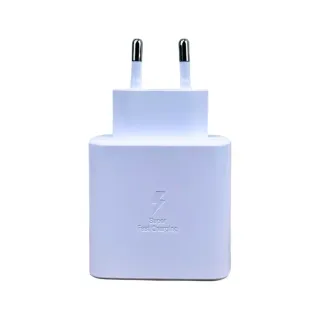 Cargador Samsung 45W PD con cable USB-C a USB-C.