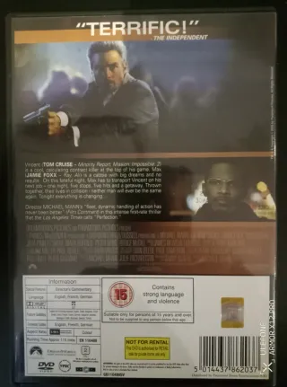 DVD "Collateral" de Michael Mann (SOLO EN INGLÉS)
