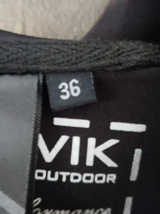 Sudadera mujer outdoor negra / gris con capucha