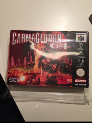 Carmageddon 64 Nintendo 64 Juego.