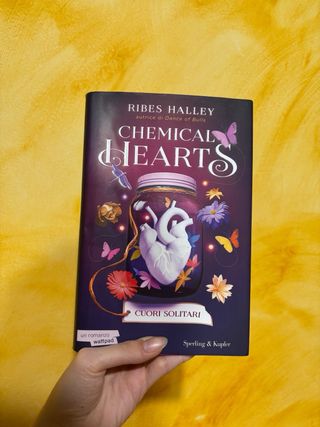 libro Chemical hearts con gadget prima tiratura