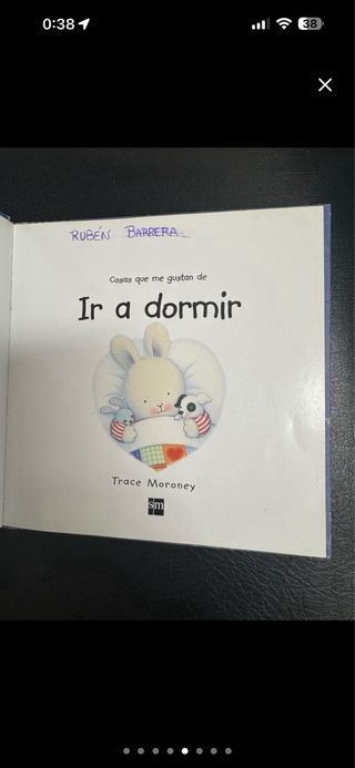 Cuento cosas que me gustan de ir a dormir