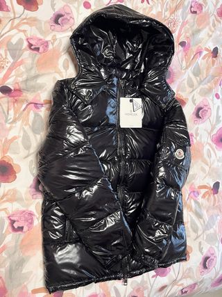 Chaqueta Moncler Negra Brillante