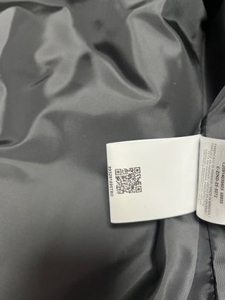 Chaqueta Moncler Negra Brillante