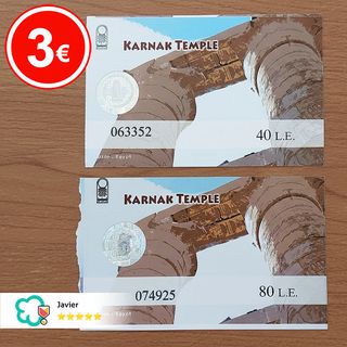 Entradas al Templo de Karnak (Egipto)