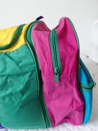 Bolsa de viaje NIAGARA retro multicolor año 1980.