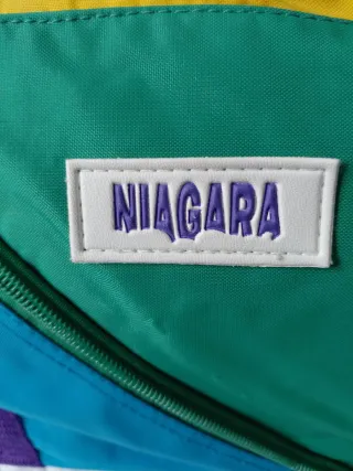 Bolsa de viaje NIAGARA retro multicolor año 1980.