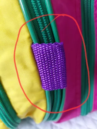 Bolsa de viaje NIAGARA retro multicolor año 1980.