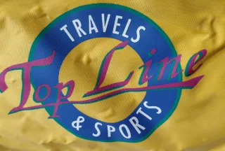 Bolsa de viaje NIAGARA retro multicolor año 1980.