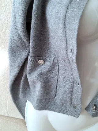 Cardigan grigio donna