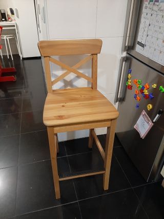 Taburete Alto Madera Ikea