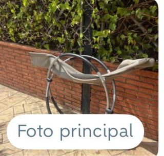 Hamaca Plegable Tela y Metal