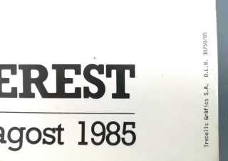 Cartel "Hem fet el cim!". Everest 1985