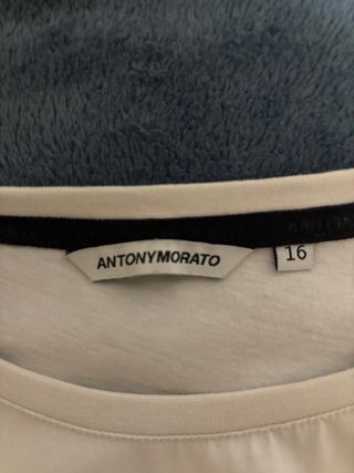 Camiseta Antony Morato Blanca y verde original