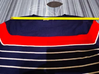 Jersey rayas mujer azul, rojo y blanco