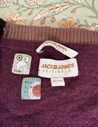 Jersey Jack & Jones Morado y Marrón Talla M