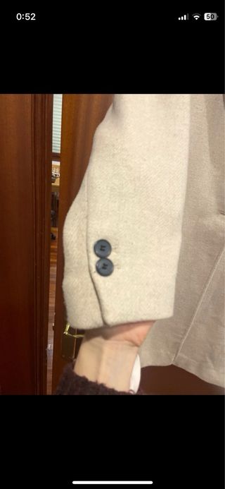 Chaqueta Zara Beige Talla L
