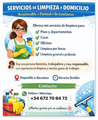 Servicios de Limpieza en Barcelona
