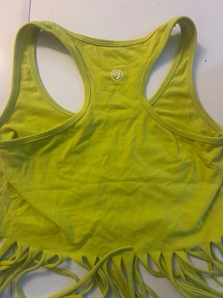 Top Zumba con frange