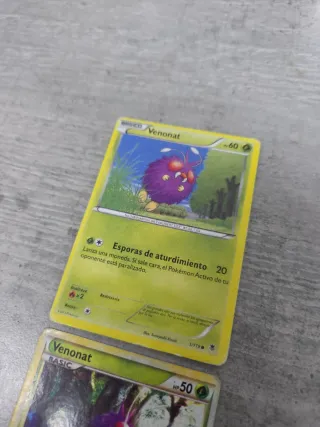 Lote 5 Cartas Pokémon Weedle y venonat