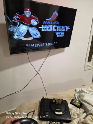 Sega Mega Drive mas mando funcionando sin AC