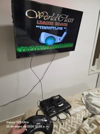 Sega Mega Drive mas mando funcionando sin AC
