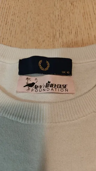 Camiseta Fred Perry x Amy Winehouse - Talla M