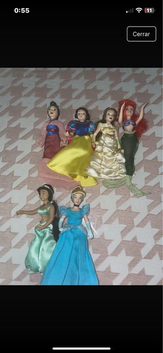 Muñecas Princesas Disney Porcelana
