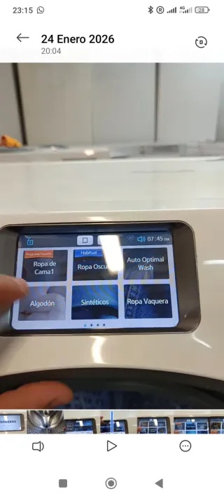 Lavadora Samsung 12kg Smart WiFi