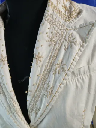 Giacca donna bianca con ricami