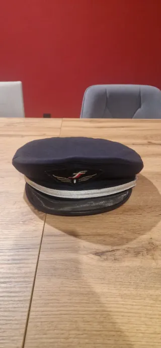 Berretto Capotreno Trenitalia Blu e Argento