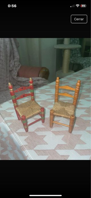 Sillas de madera andaluzas