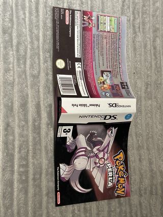 Carcasa y manual Pokémon Perla DS